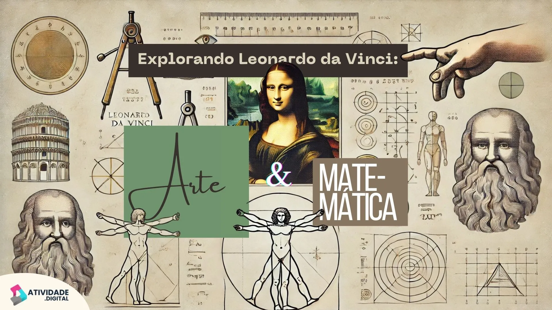 Explorando Leonardo da Vinci: Arte e Matemática