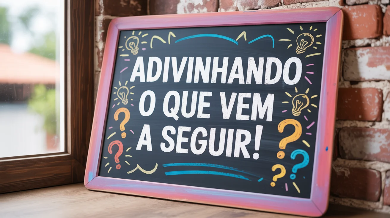 Adivinhando o que vem a seguir!
