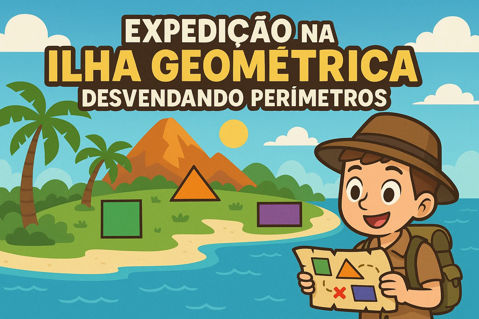 Expedição na Ilha Geométrica: Desvendando Perímetros