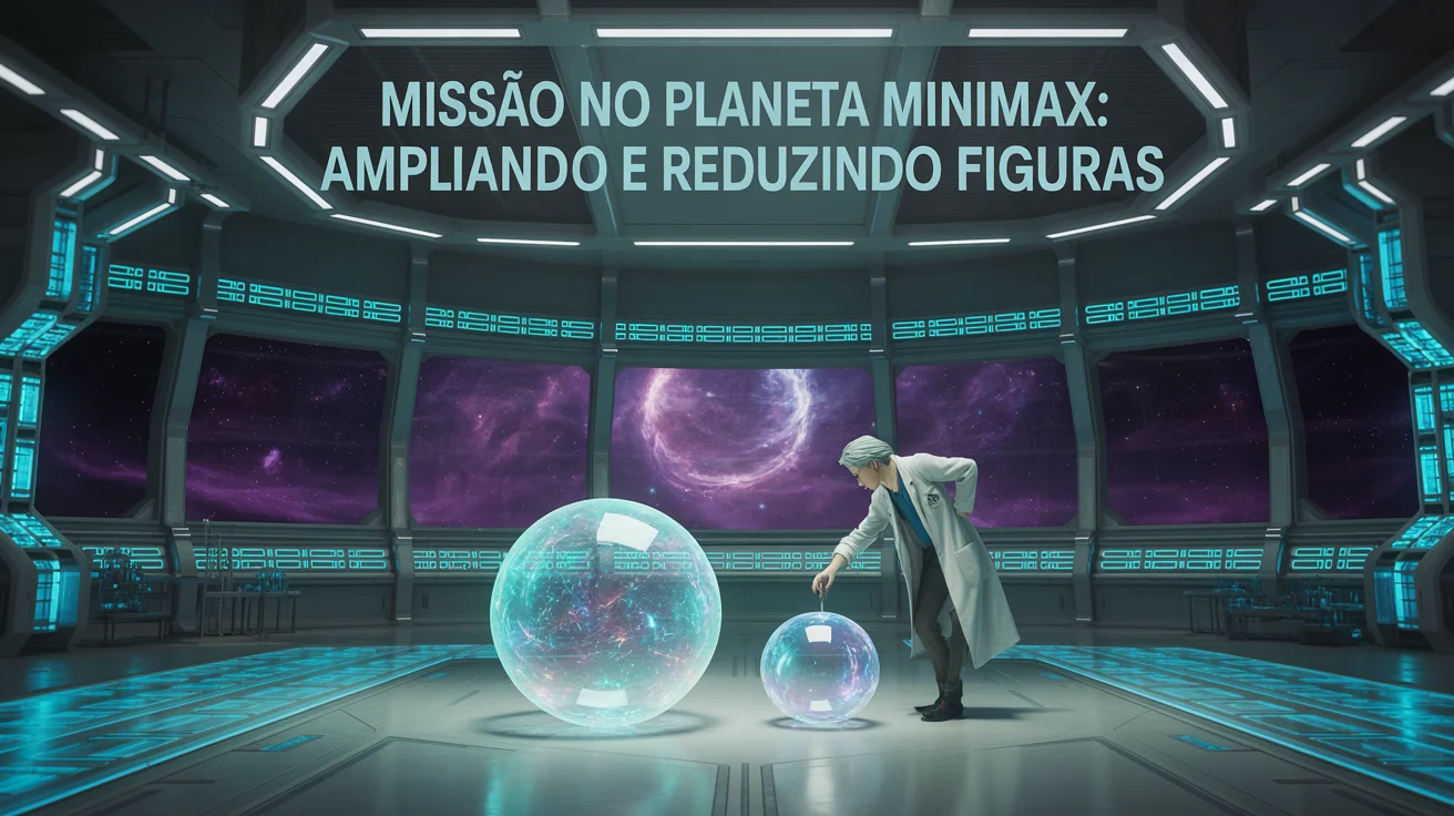 Missão no Planeta MiniMax: Ampliando e Reduzindo Figuras