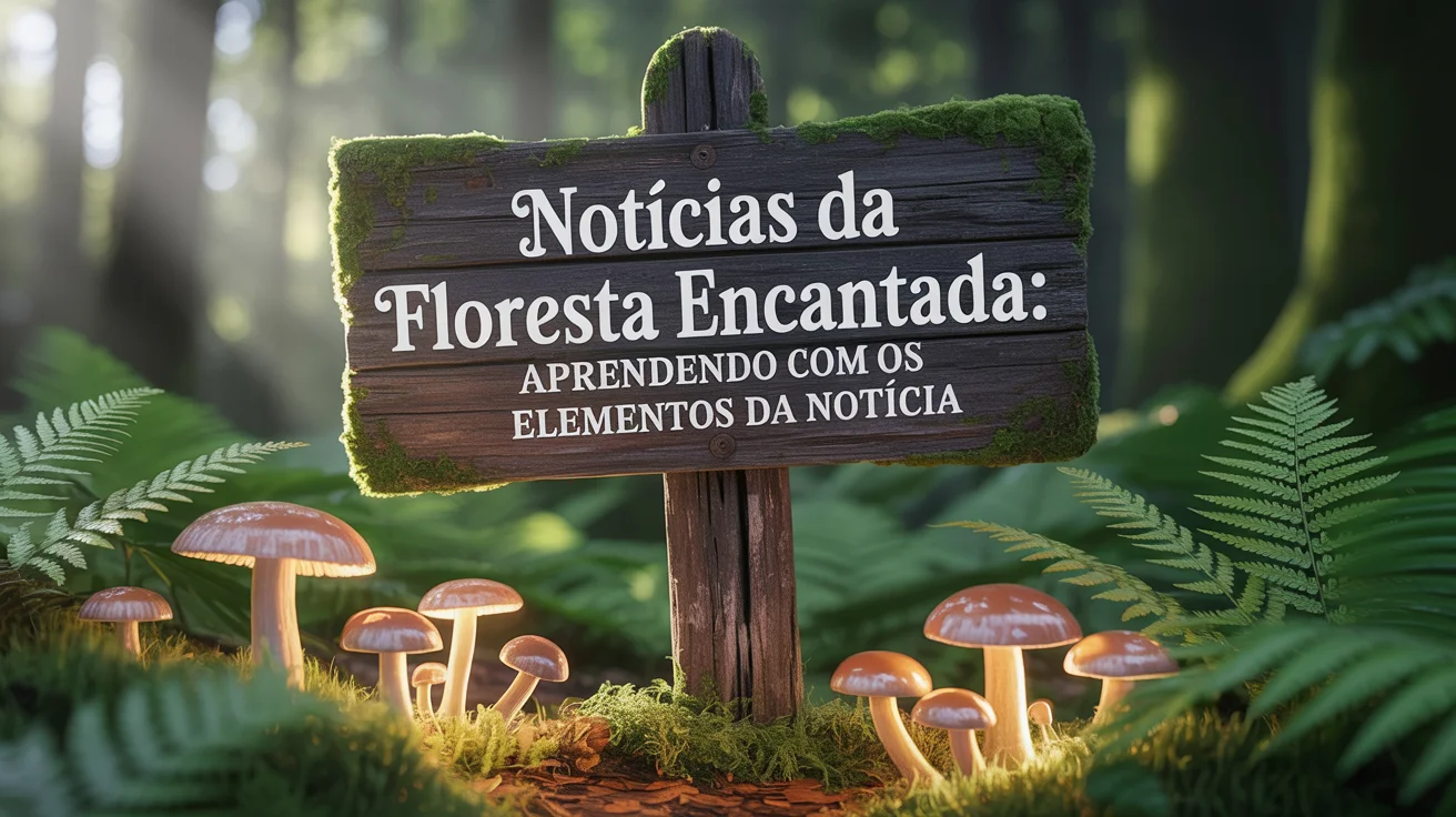 Notícias da Floresta Encantada: aprendendo com os elementos da notícia