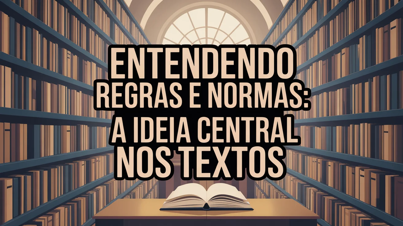 Entendendo Regras e Normas: A Ideia Central nos Textos