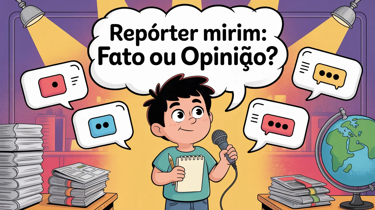 Repórter Mirim: Fato ou Opinião?