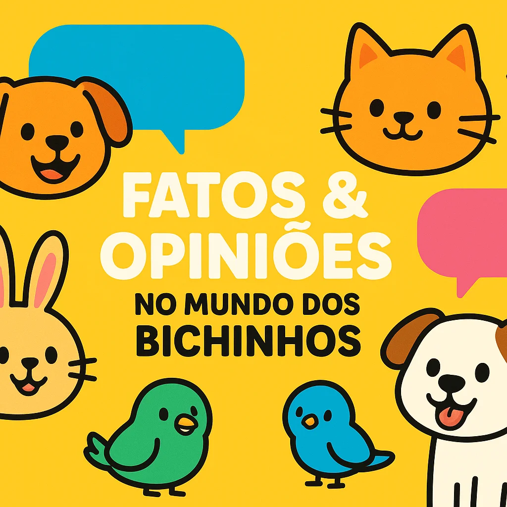 Fatos & Opiniões no Mundo dos Bichinhos