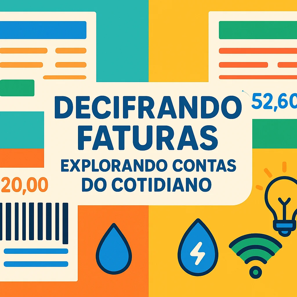 Decifrando Faturas: Explorando Contas do Cotidiano