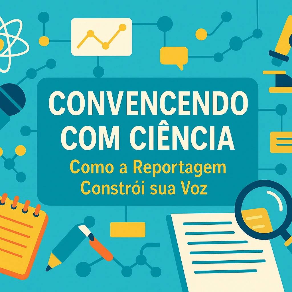 Convencendo com Ciência: Como a Reportagem Constrói sua Voz