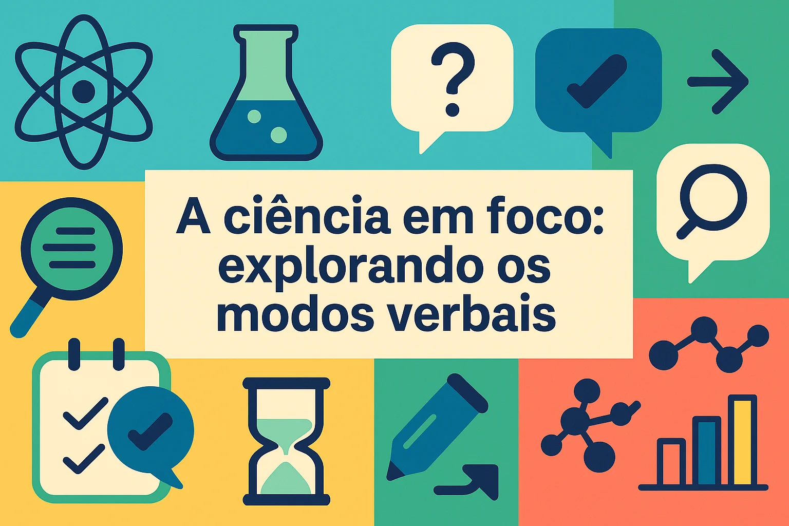 A ciência em foco: explorando os modos verbais
