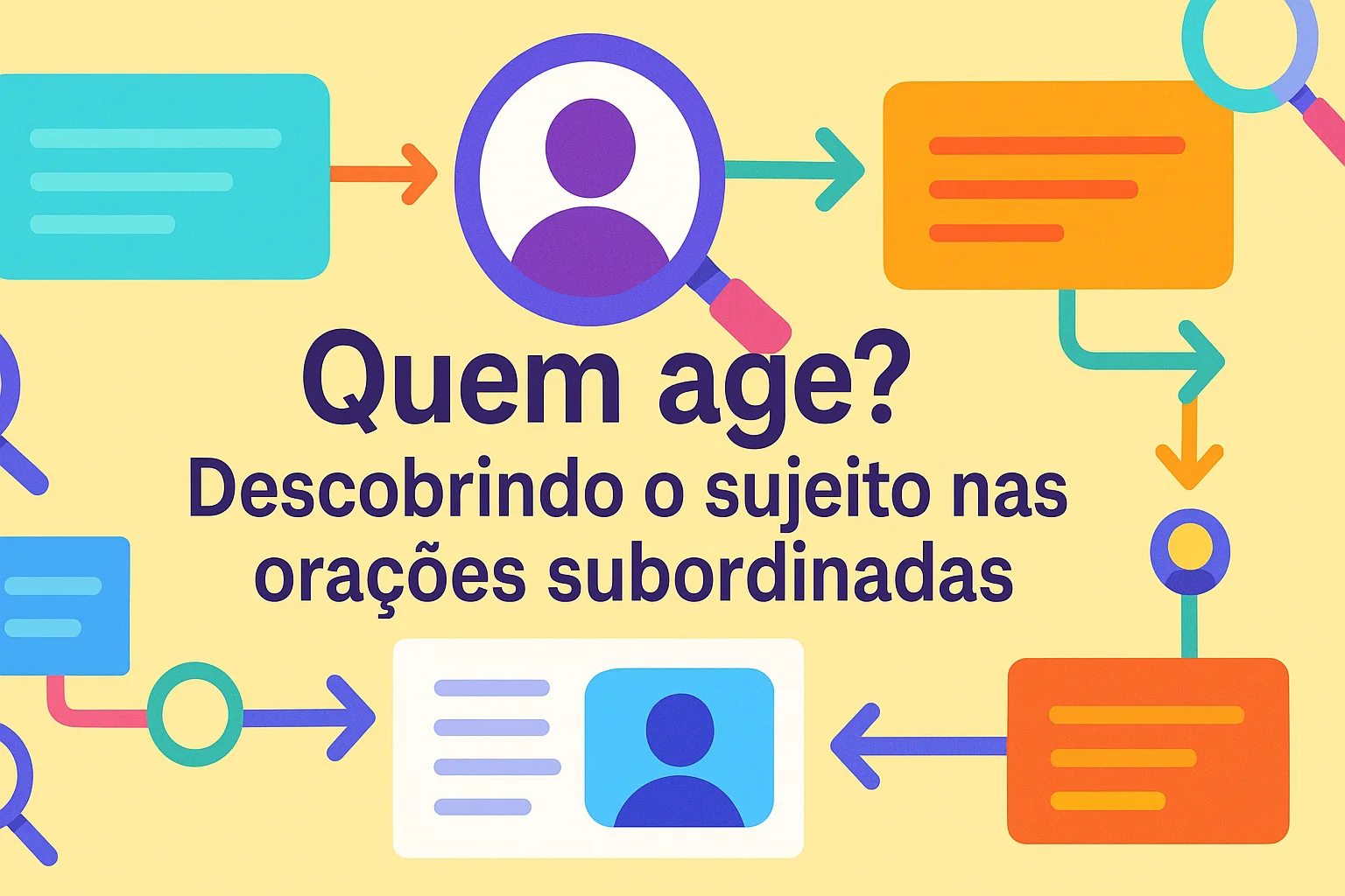 Quem age? Descobrindo o sujeito nas orações subordinadas