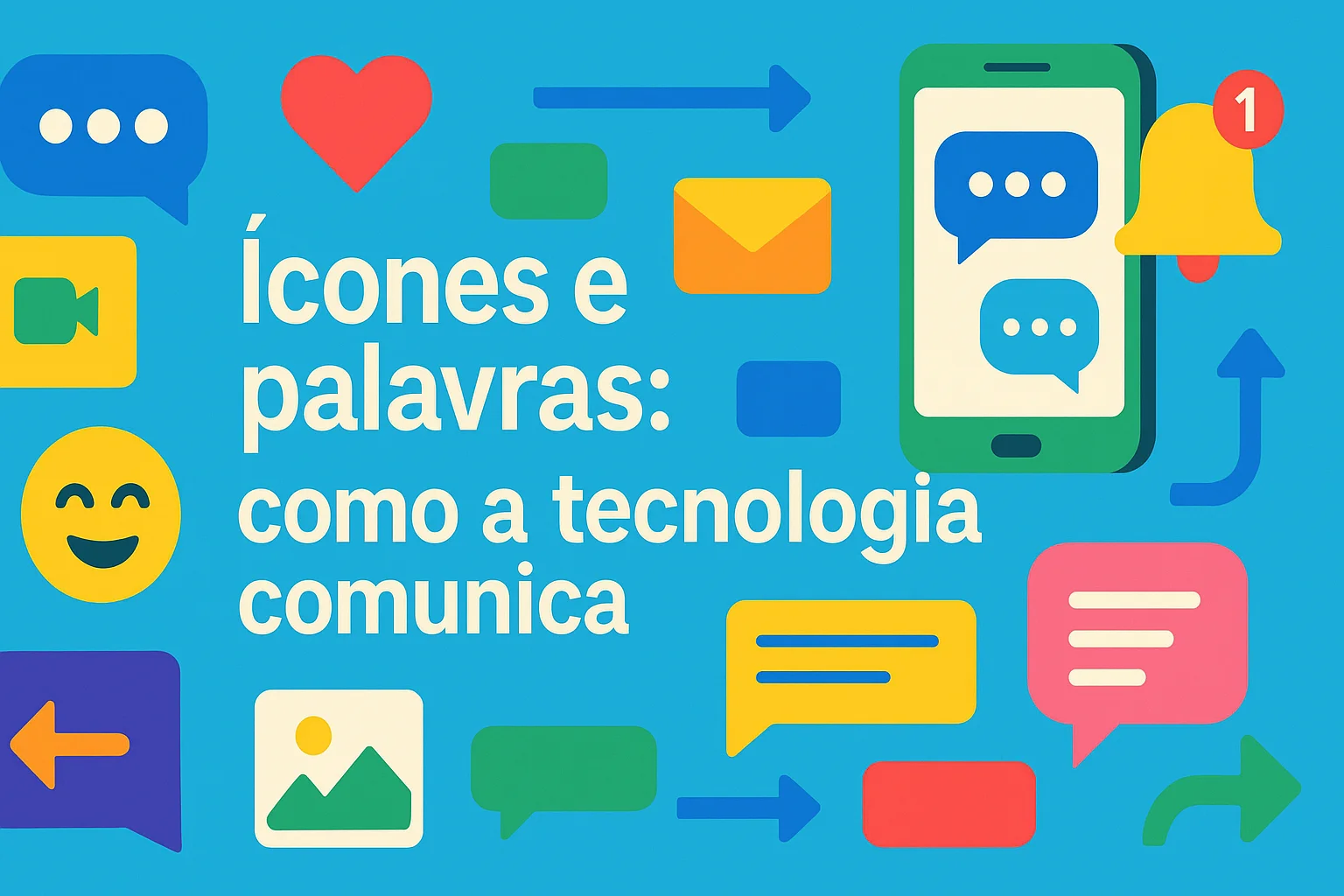 Ícones e palavras: como a tecnologia comunica