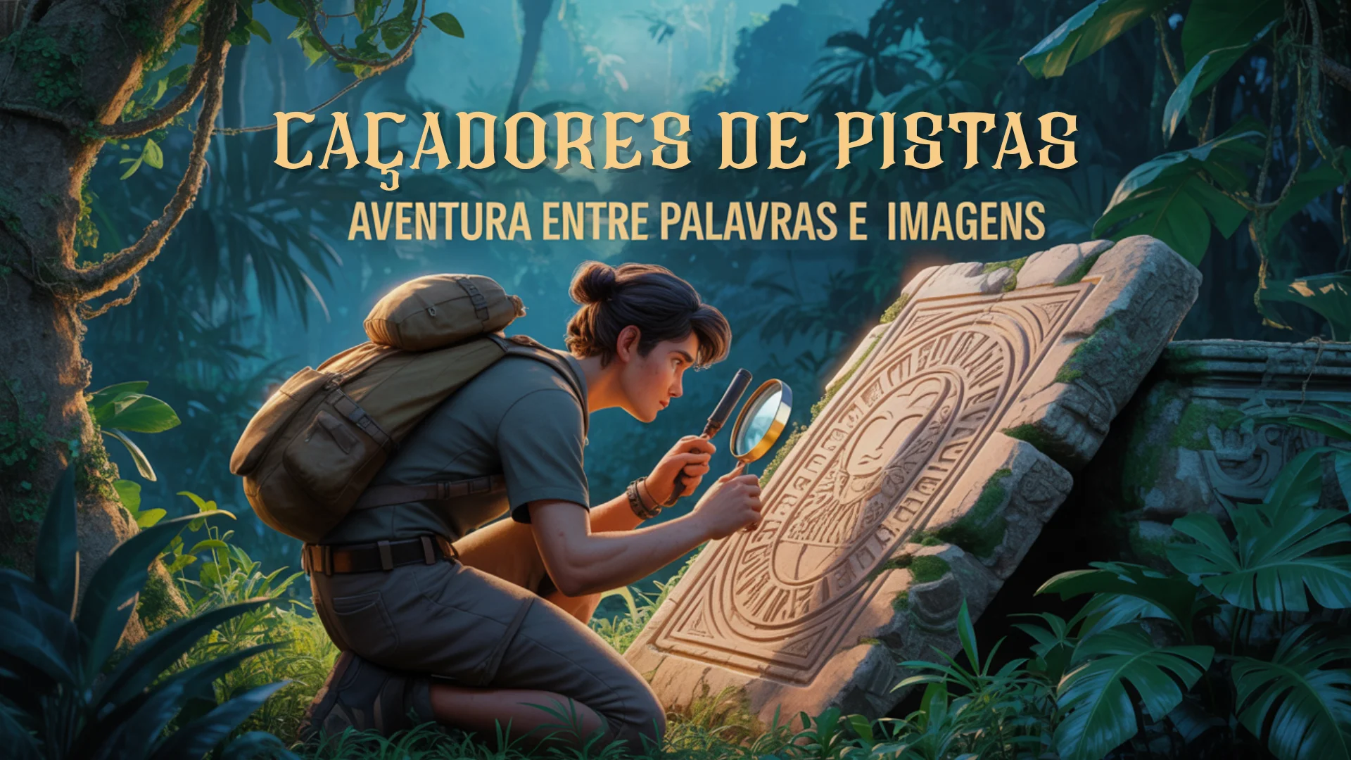 Caçadores de Pistas: Aventura entre Palavras e Imagens