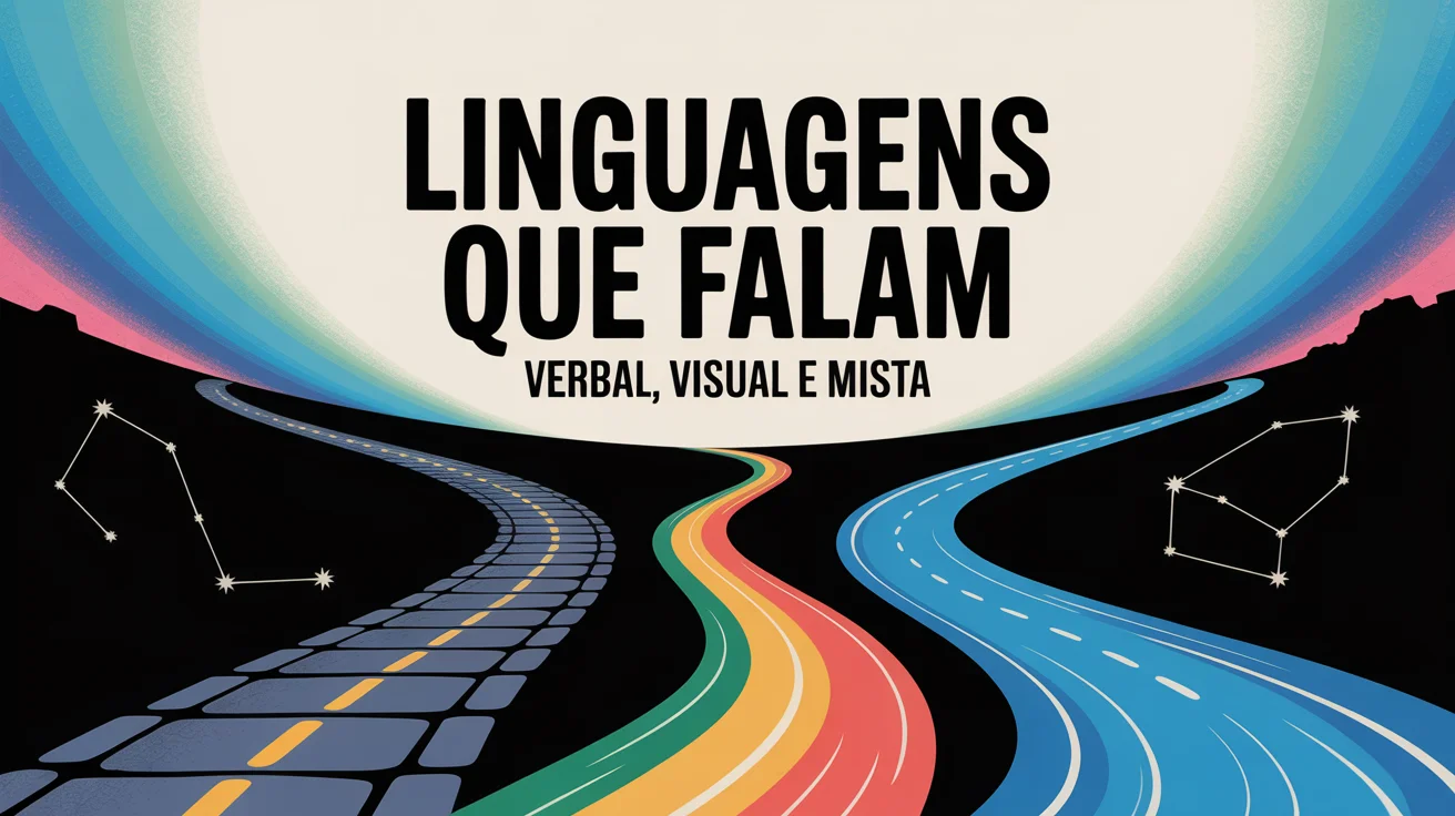 Linguagens que falam: verbal, visual e mista