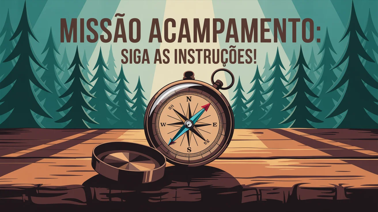 Missão Acampamento: Siga as Instruções!