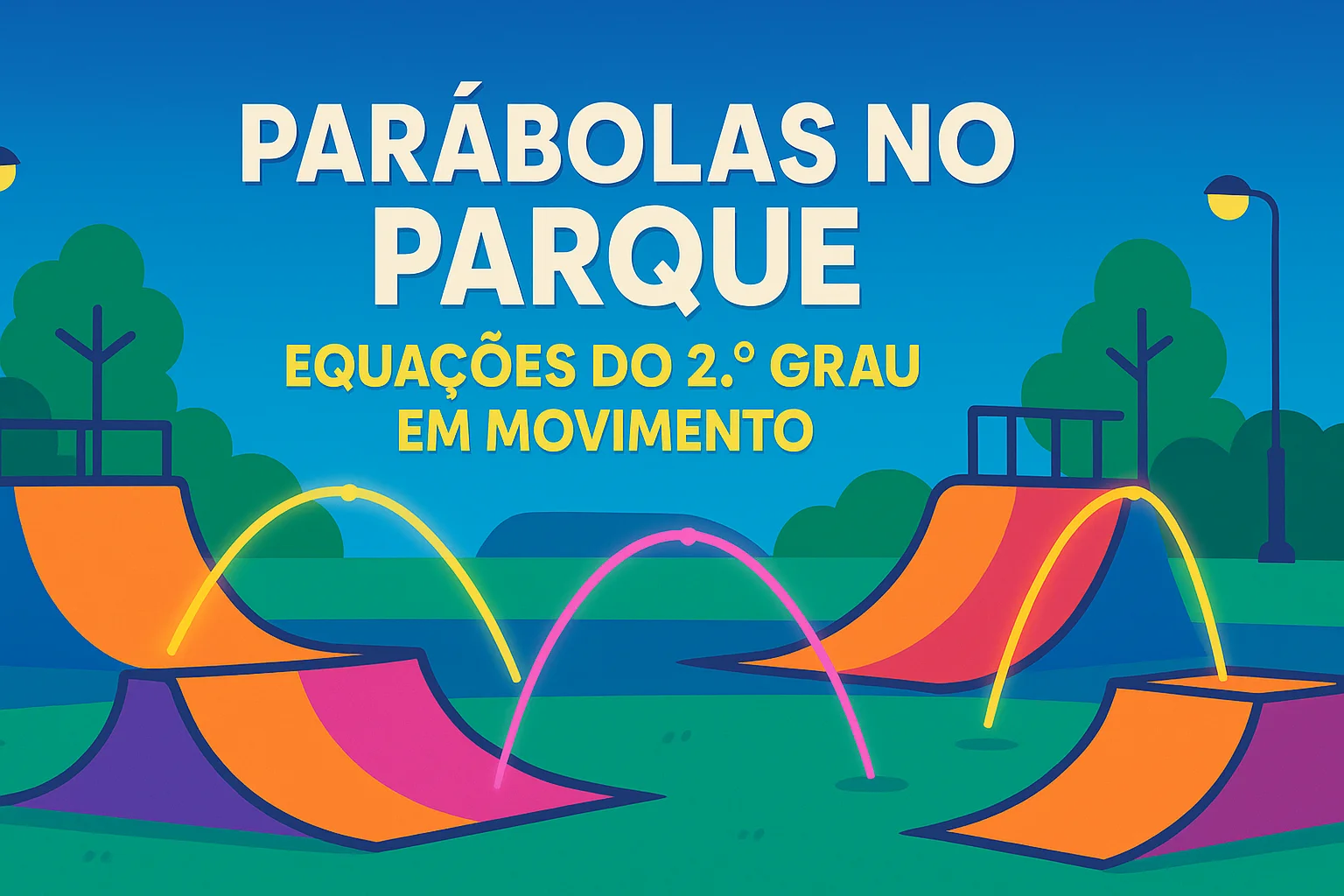 Parábolas no Parque: Equações do 2º Grau em Movimento
