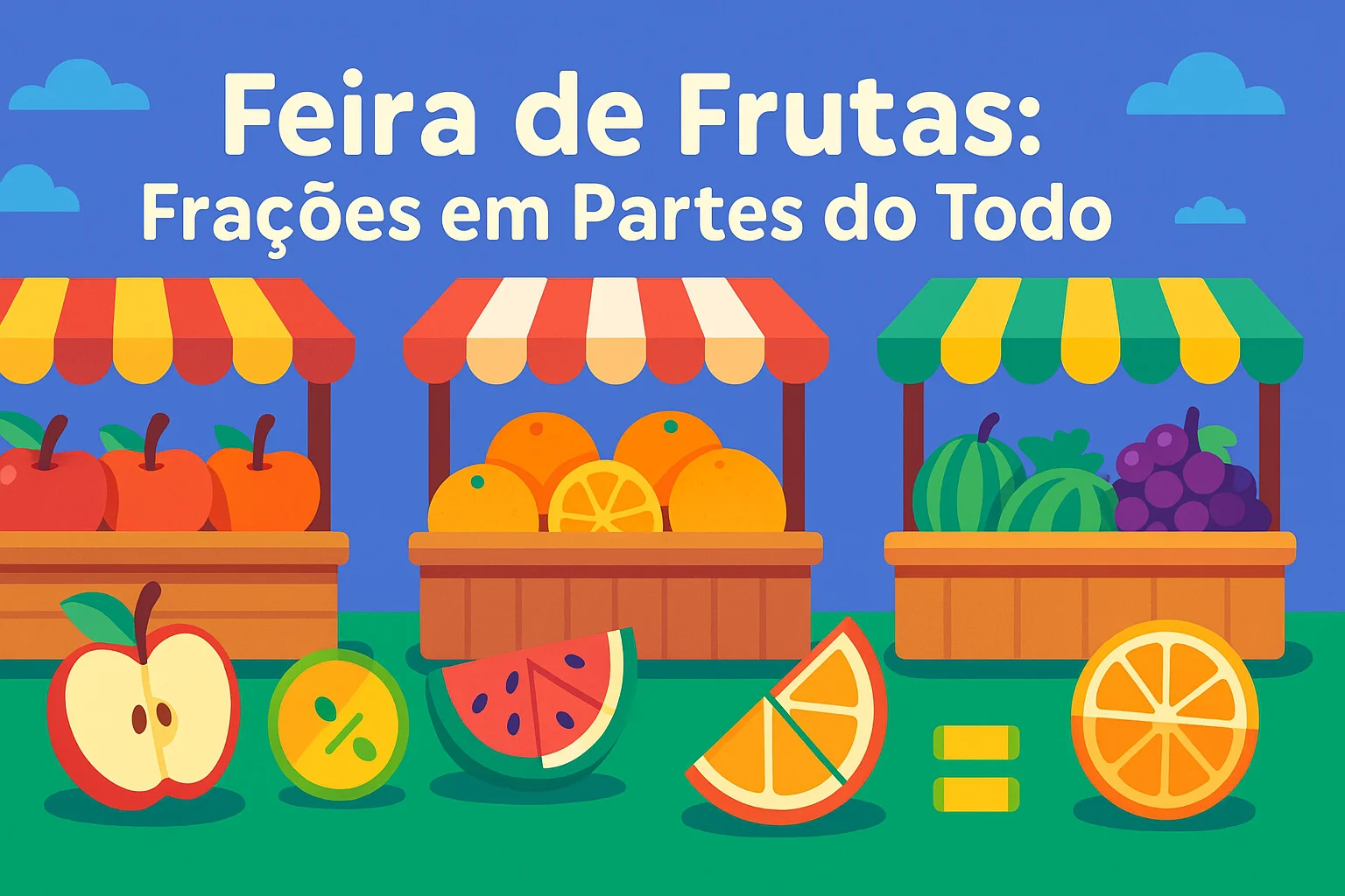Feira de Frutas: Frações em Partes do Todo