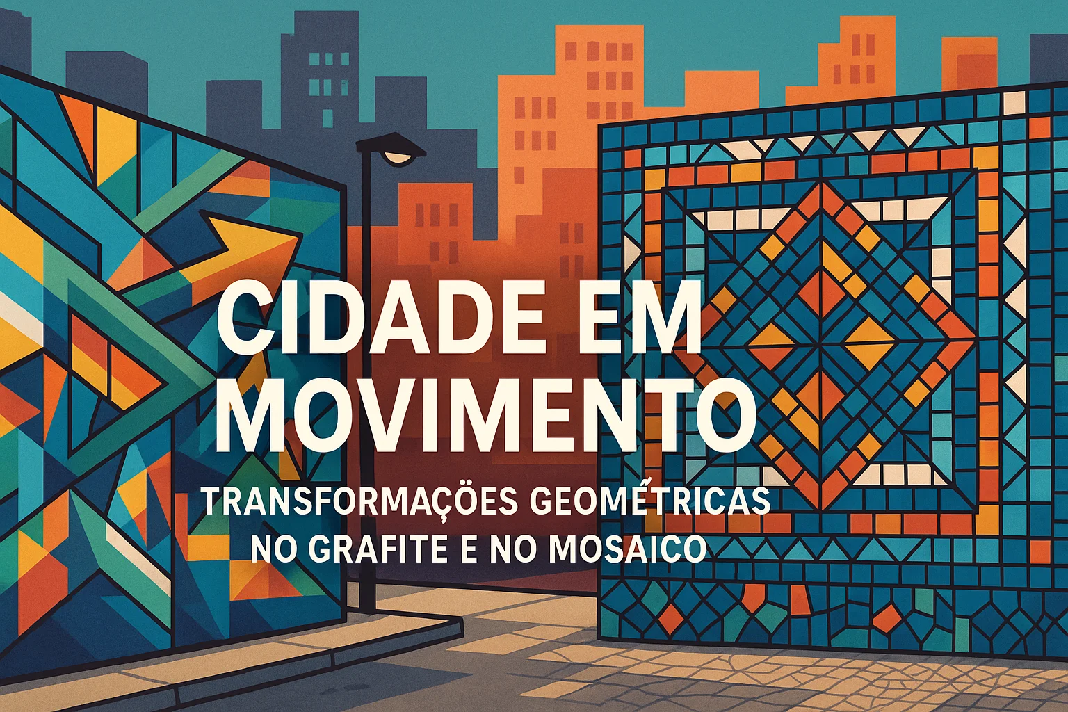 Cidade em Movimento: Transformações Geométricas no Grafite e no Mosaico