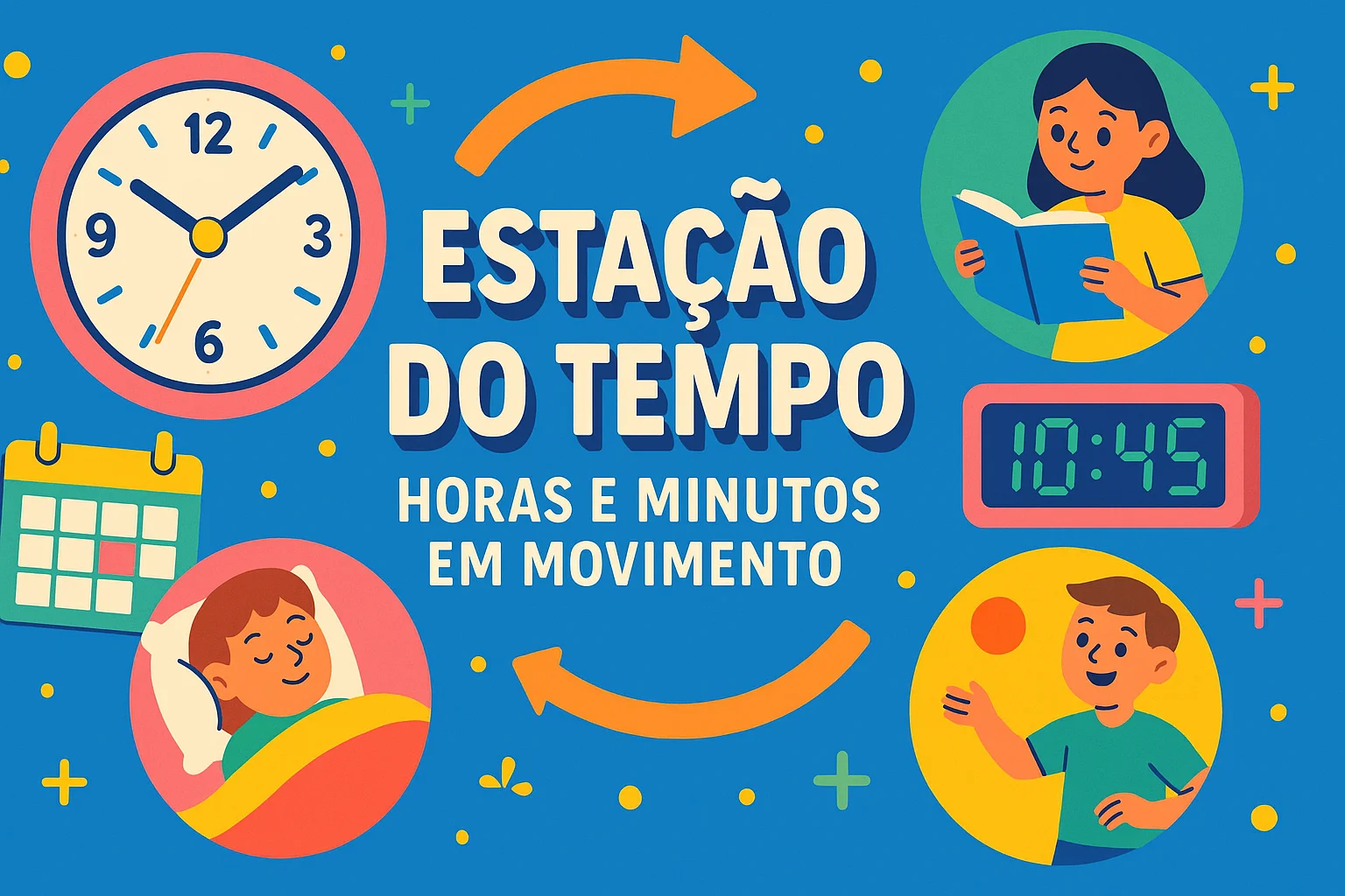 Estação do Tempo: Horas e Minutos em Movimento