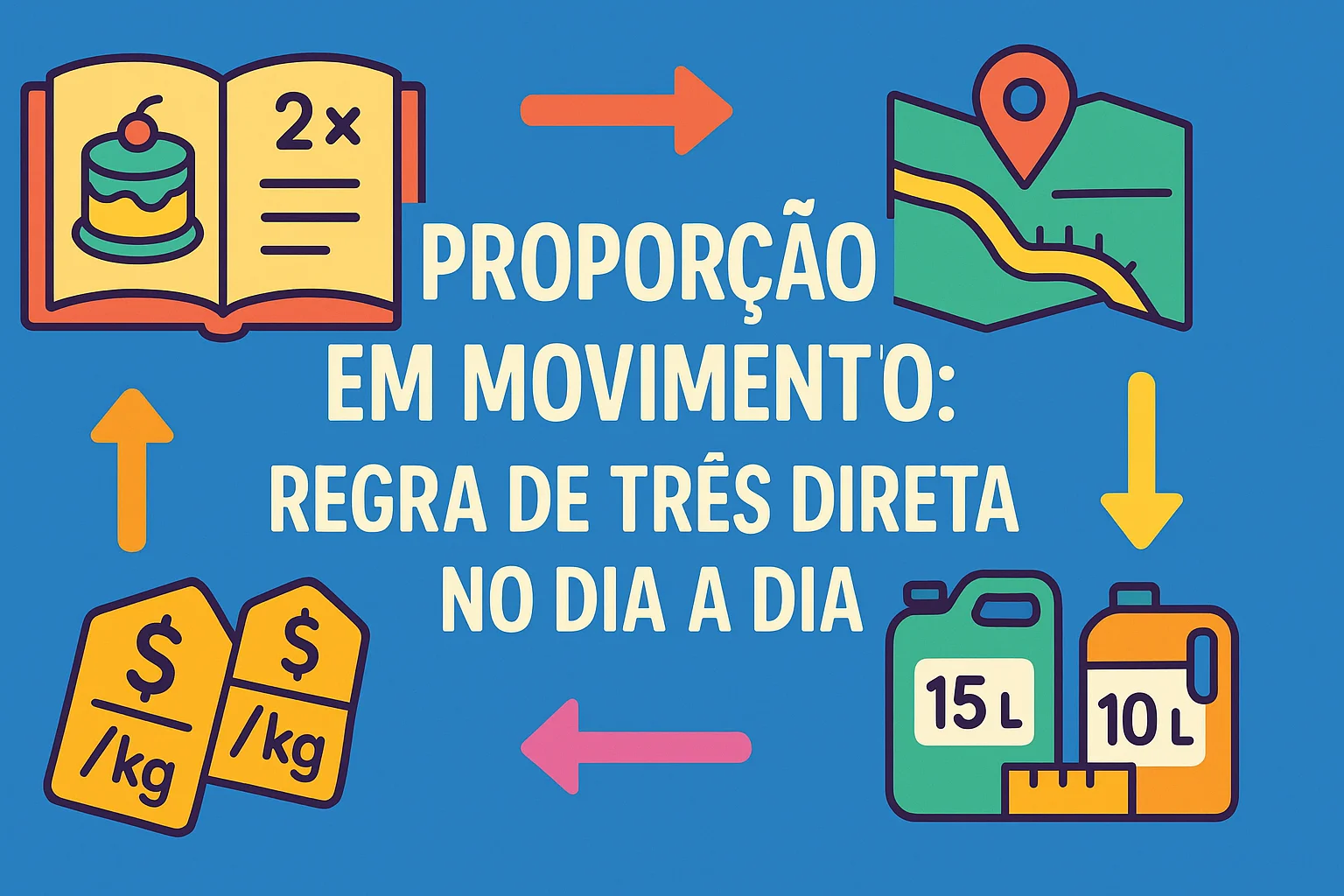 Proporção em Movimento: Regra de Três Direta no Dia a Dia