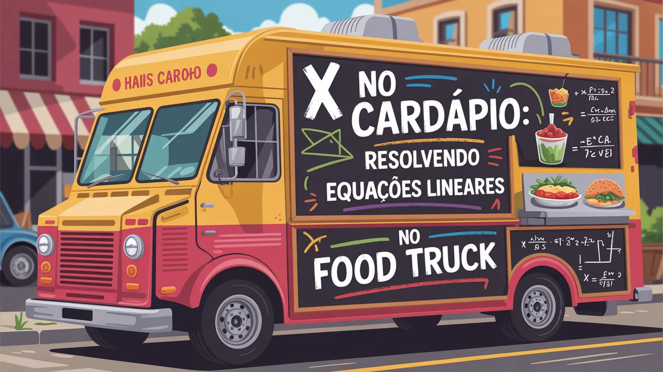 X no Cardápio: resolvendo equações lineares no food truck
