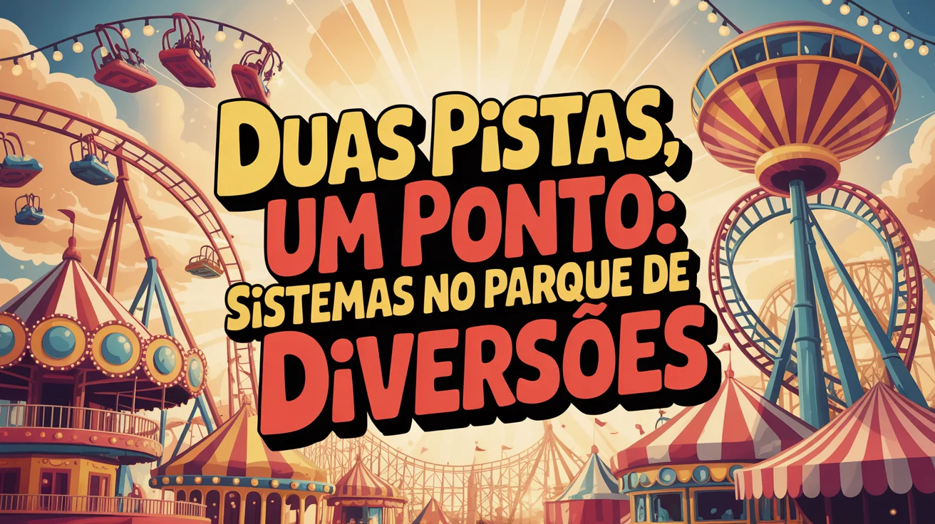 Duas Pistas, Um Ponto: sistemas no parque de diversões