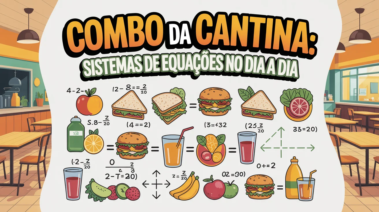 Combo da Cantina: sistemas de equações no dia a dia