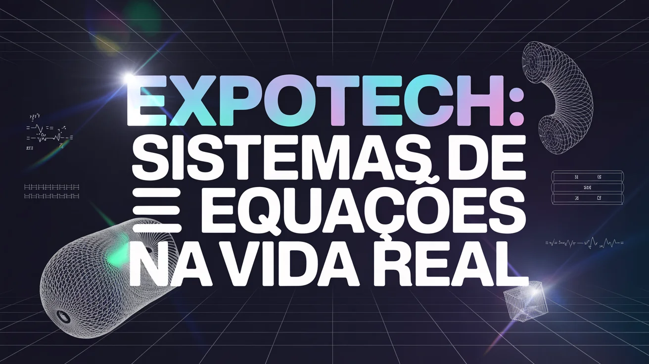 ExpoTech: sistemas de equações na vida real