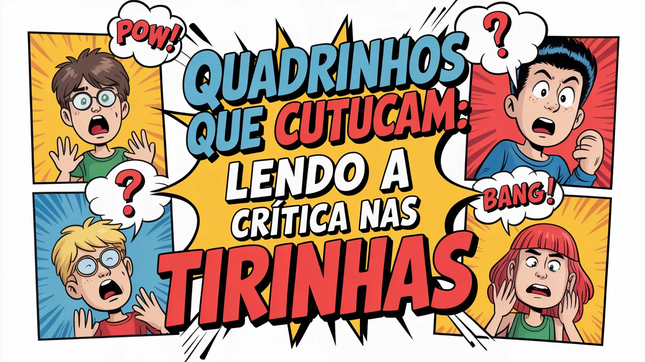 Quadrinhos que Cutucam: lendo a crítica nas tirinhas