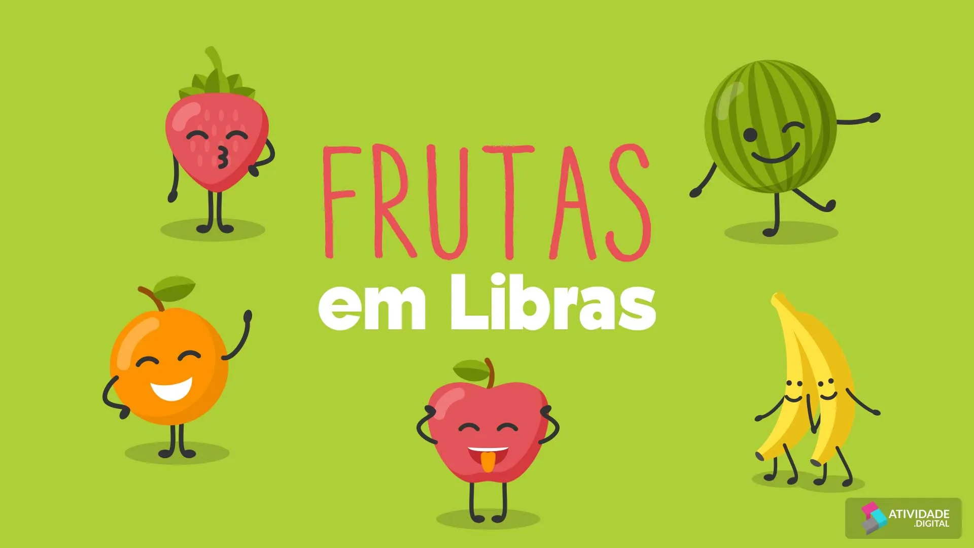 Frutas em Libras