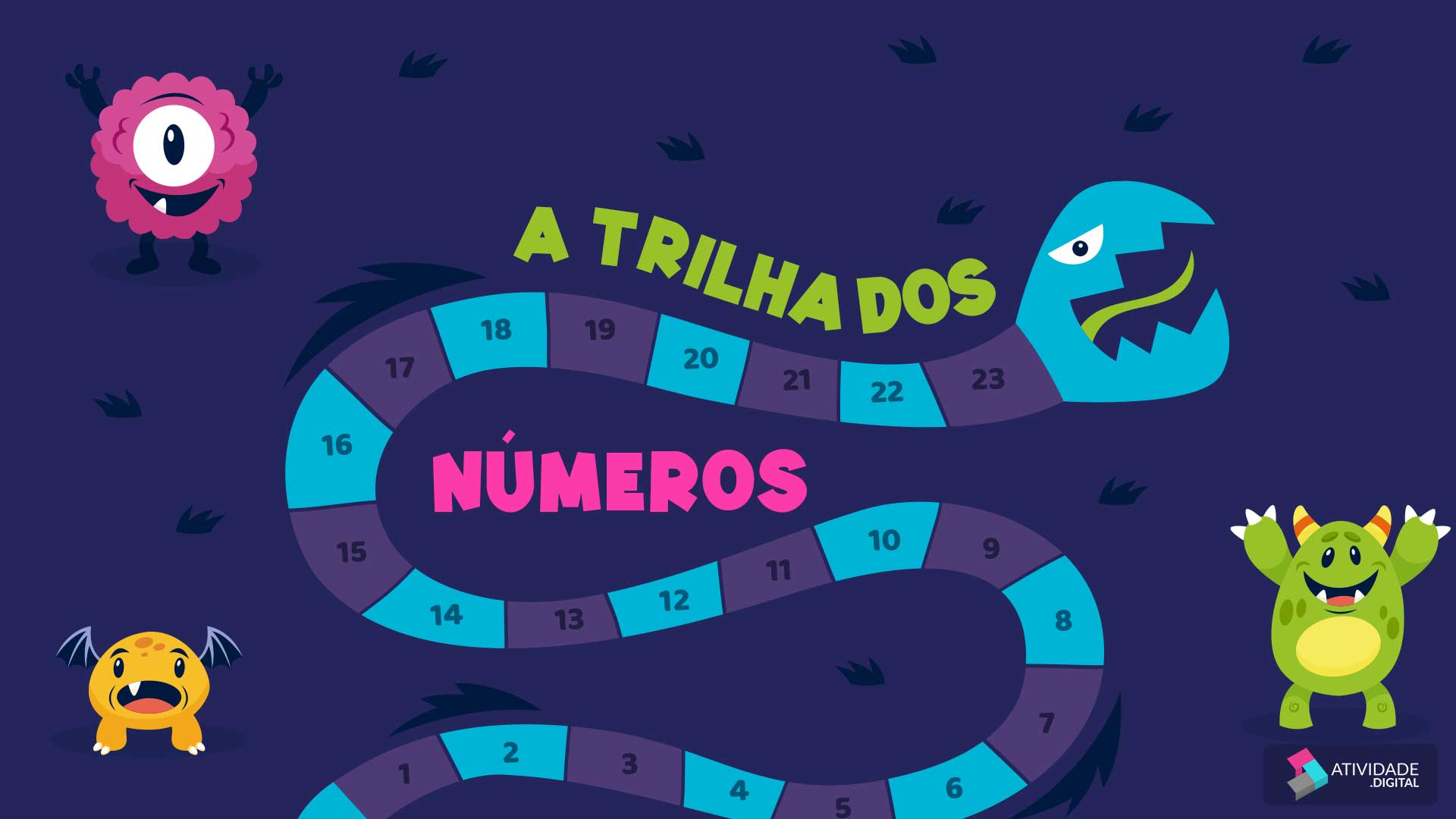 Jogos e atividades de Matemática - A trilha dos números