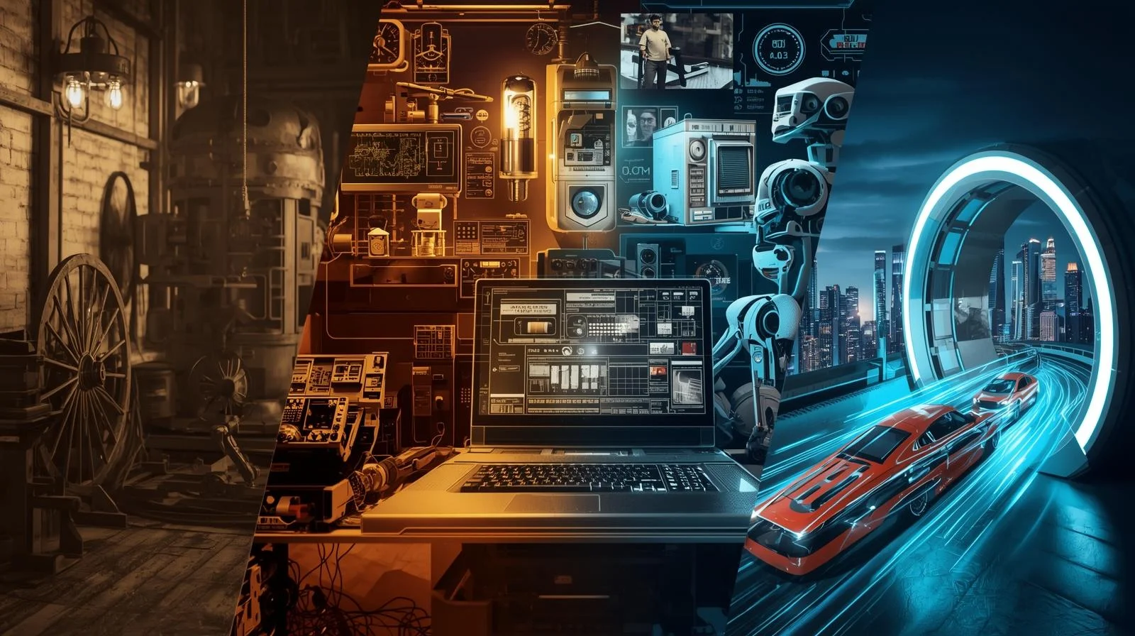 TRANSFORMAÇÕES TECNOLÓGICAS AO LONGO DO TEMPO