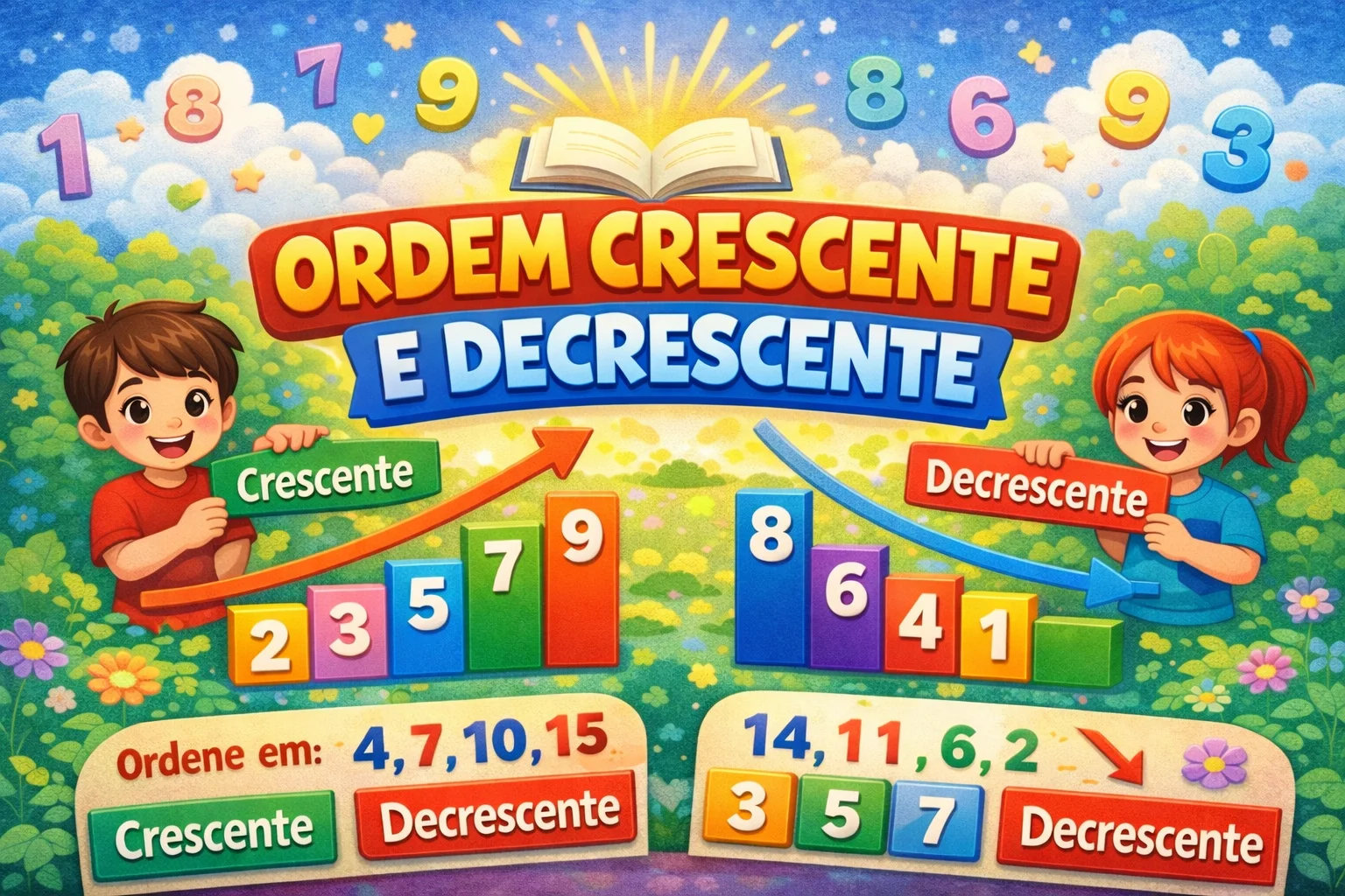 ORDEM CRESCENTE E DECRESCENTE