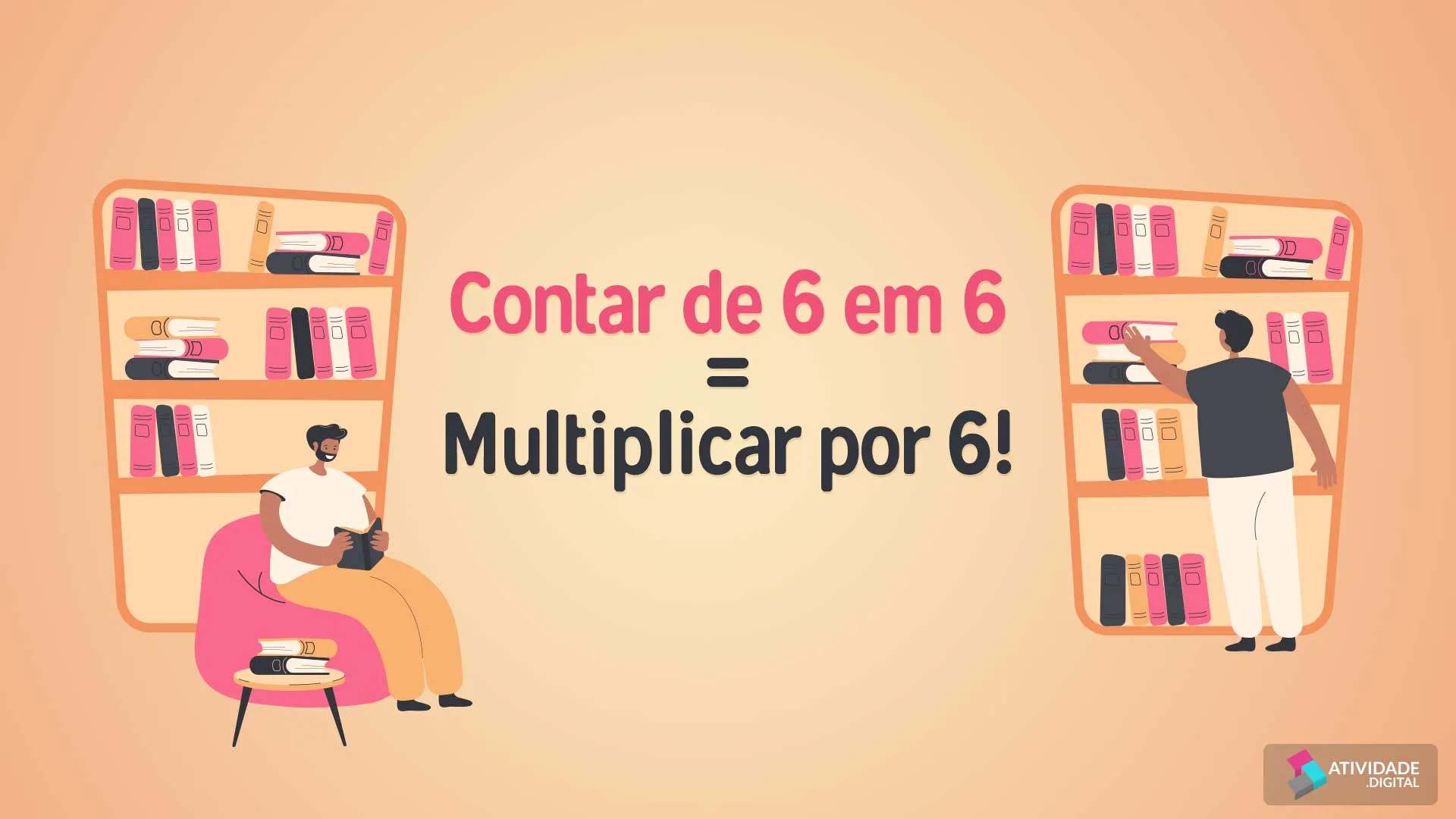 Contar de 6 em 6 = Multiplicar por 6!