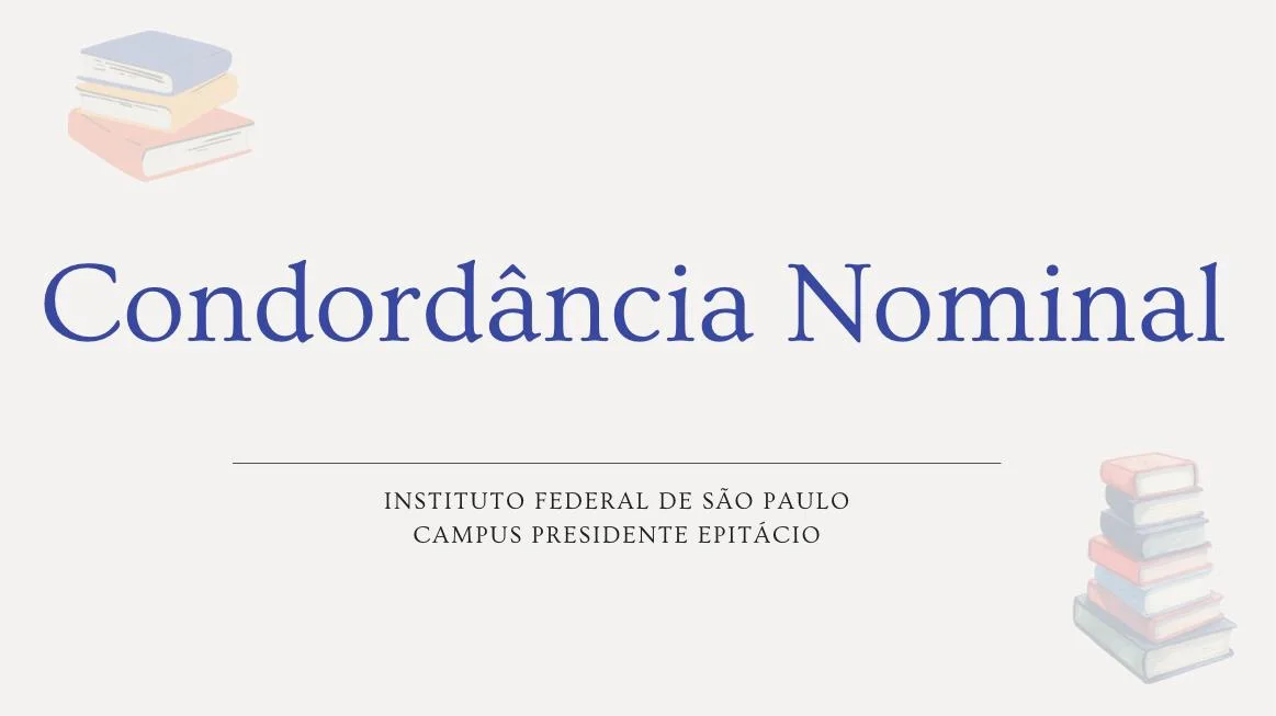 Concordância Nominal entre dois adjetivos e um substantivo