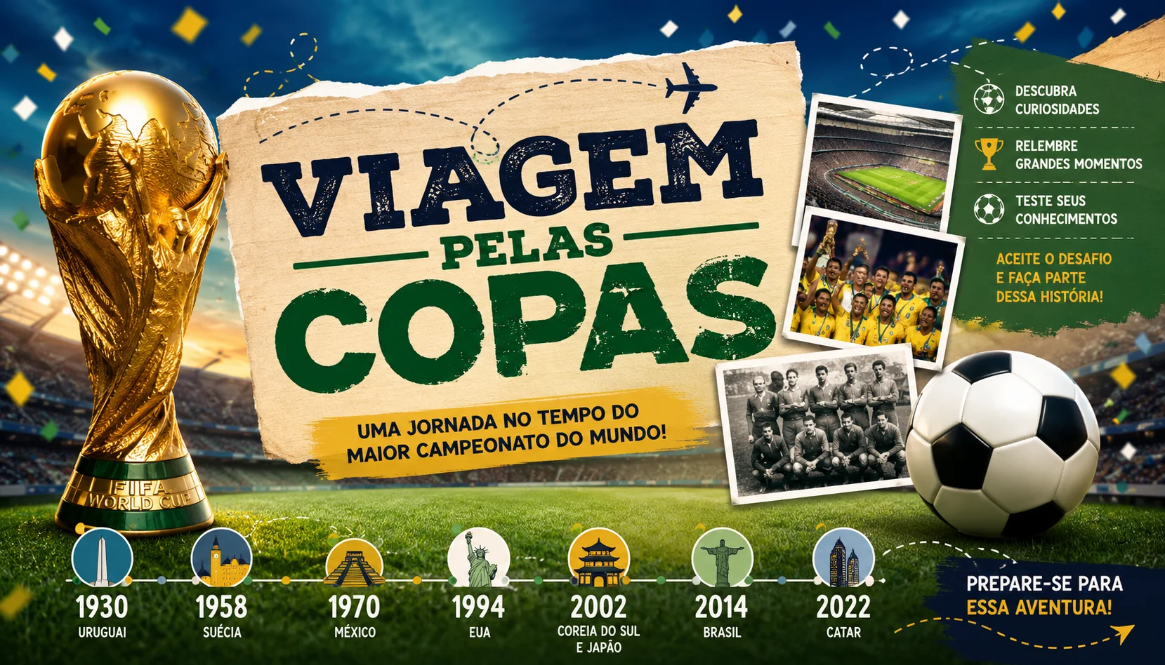 VIAGEM PELAS COPAS