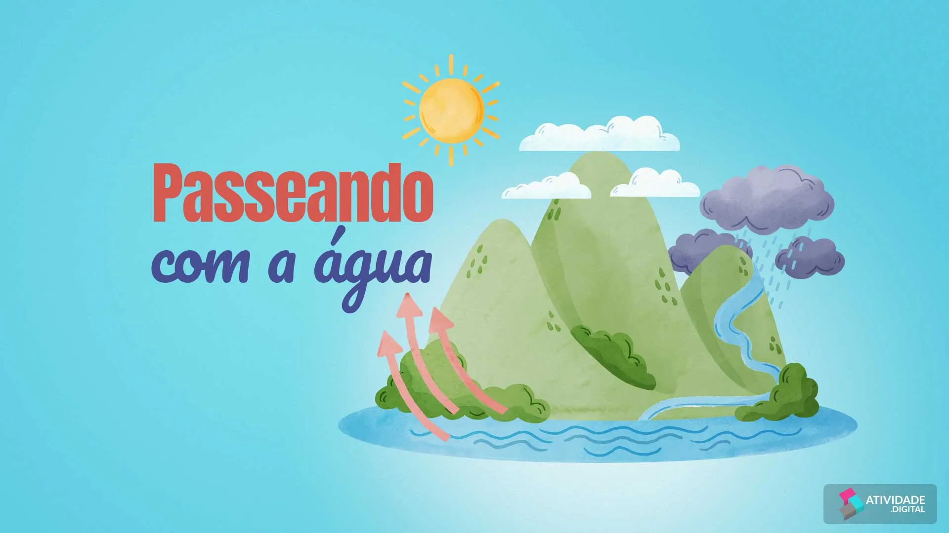 Passeando com a água