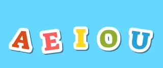 Completando com Vogais - Jogo educativo