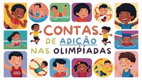 Contas de Adição nas Olimpíadas - Jogo educativo