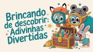 Brincando de Descobrir: Adivinhas Divertidas - Jogo educativo