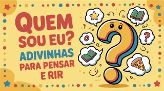 Quem Sou Eu? Adivinhas para Pensar e Rir - Jogo educativo