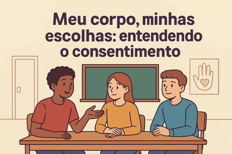 Meu corpo, minhas escolhas: entendendo o consentimento - Jogo educativo