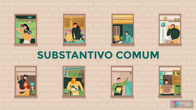 Substantivo Comum - Jogo educativo