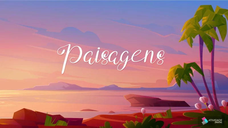 Paisagens - Jogo educativo