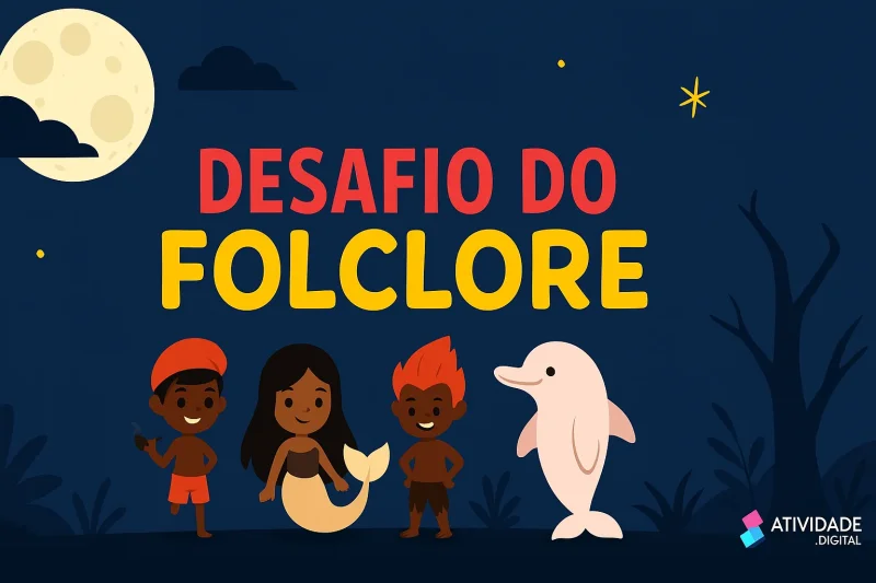 Desafio Matemático do Folclore - Jogo educativo