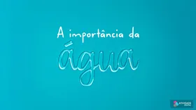 A importância da água