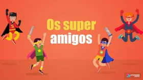 Os super amigos - Jogo educativo