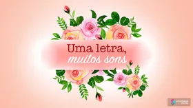 Uma letra, muitos sons - Jogo educativo