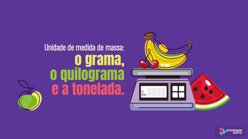 O grama, o quilograma e a tonelada - Jogo educativo