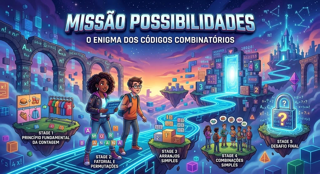 Missão Possibilidades: O Enigma dos Códigos Combinatórios