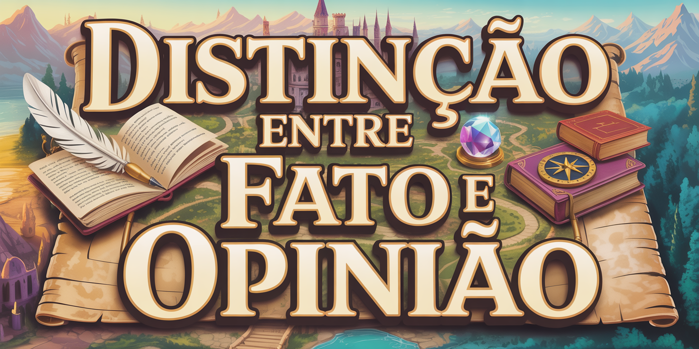 Distinção entre fato e opinião