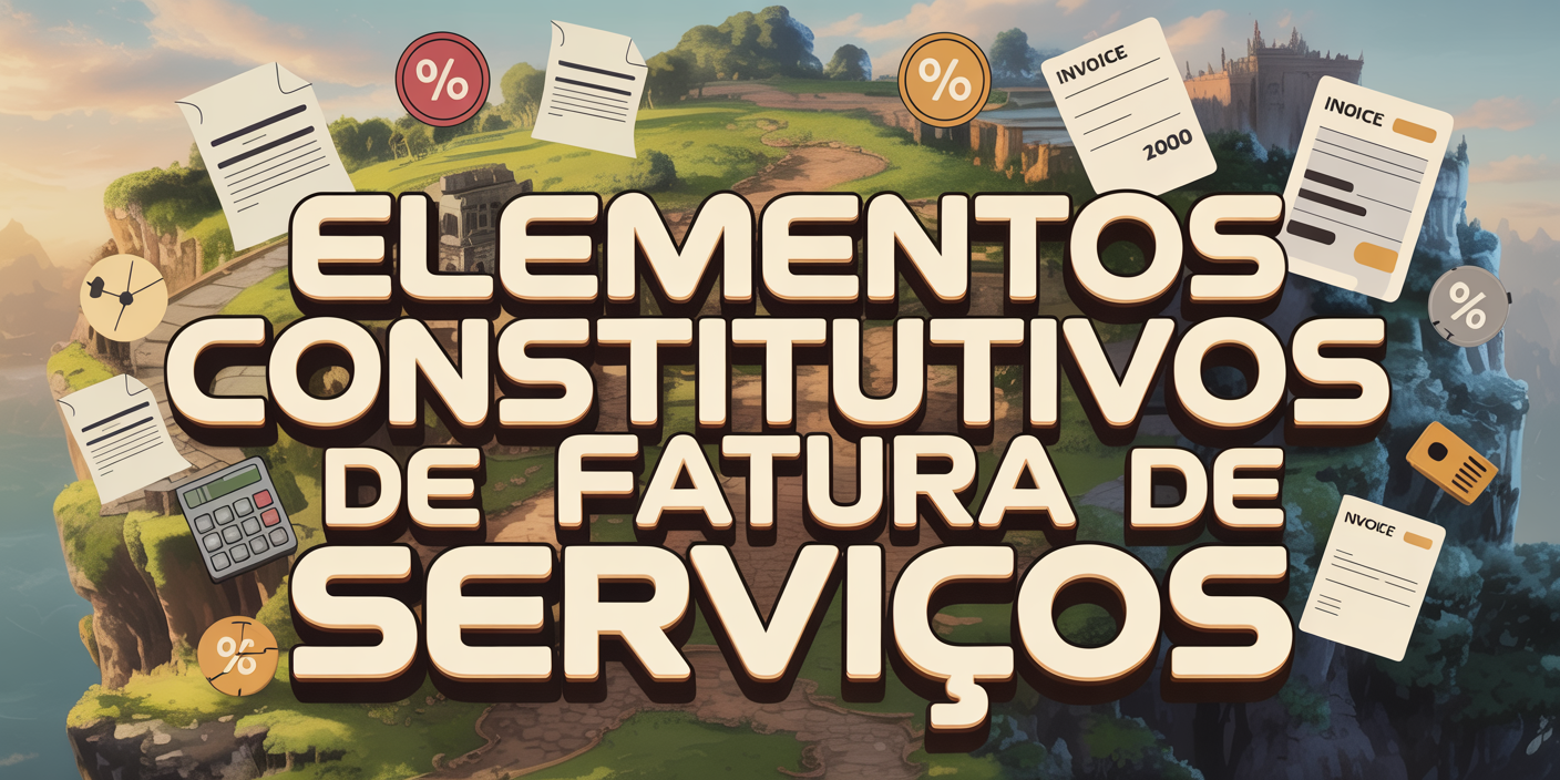 Elementos constitutivos de fatura de serviços