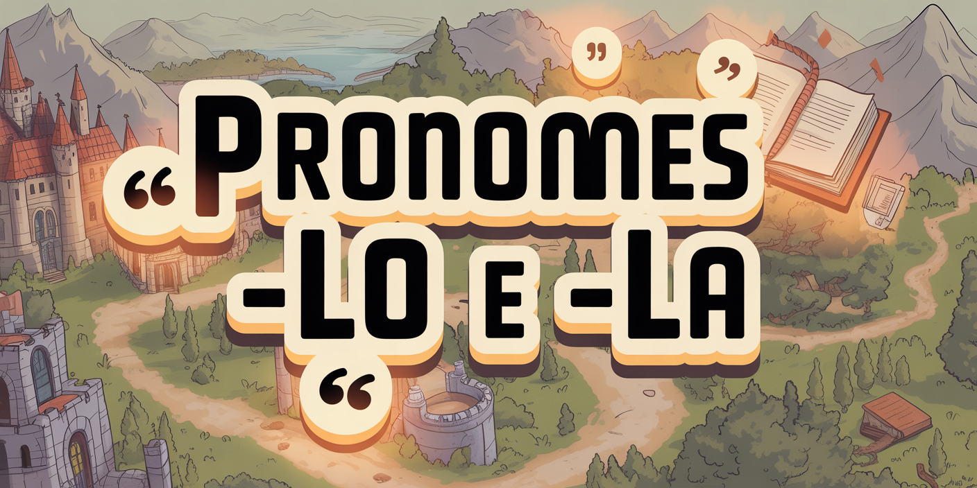 Pronomes -lo e -la